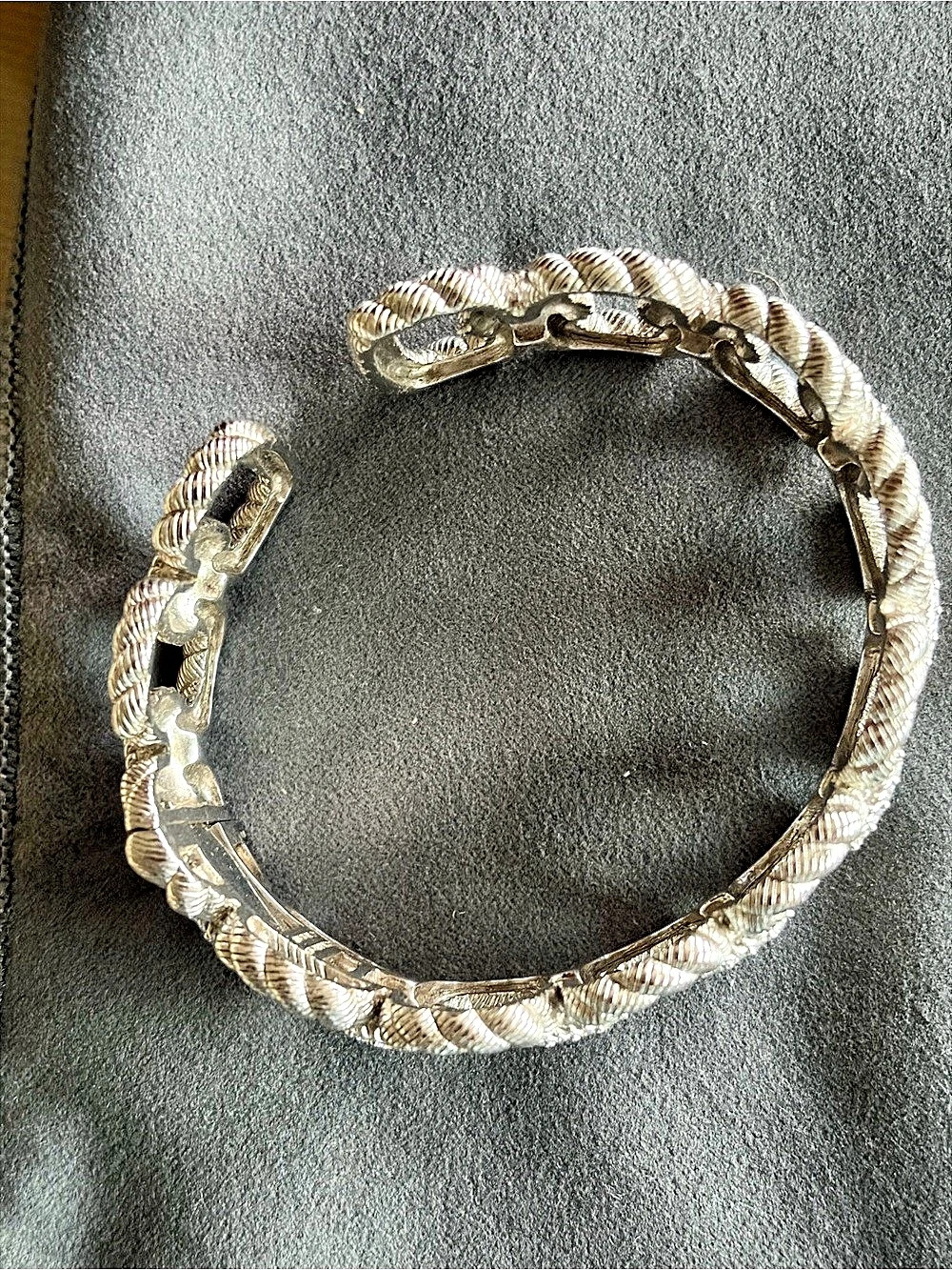Judith Ripka Link Cuff Bracelet Silver - Picture 3 of 3